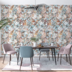 Abstract Floral Wall